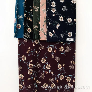 Shaoxing Textile Crepe Rayon Print For Cloth